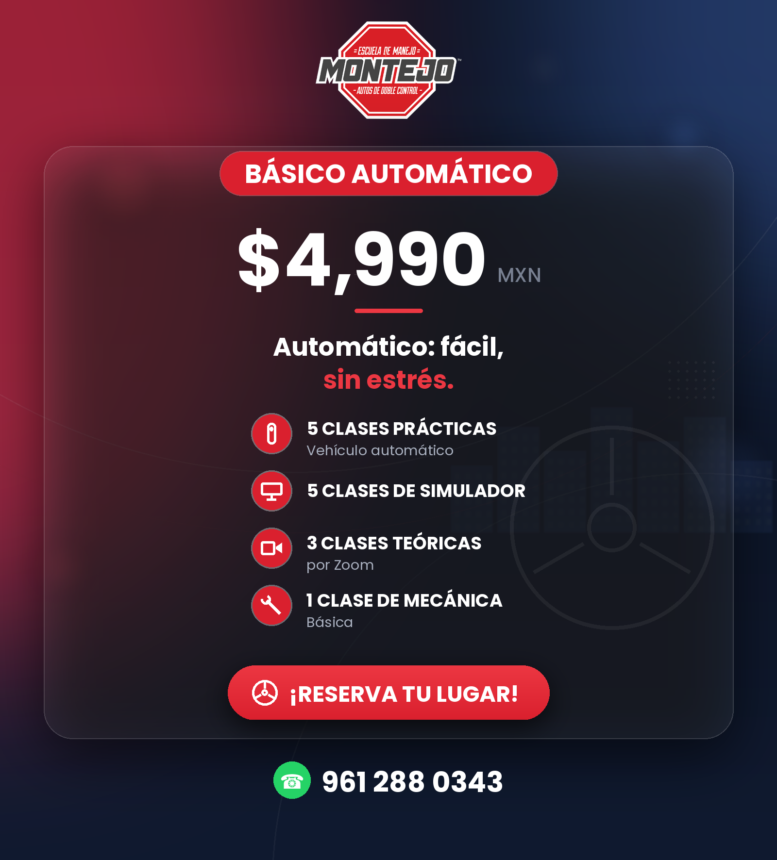 🚘 PAQUETE BÁSICO AUTOMÁTICO 🚘